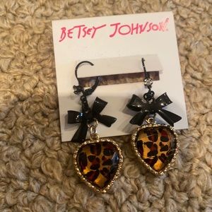 Brand new Betsey Johnson earrings